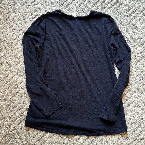 ZARA Girls Long Sleeve embroidered black Blouse Girls Size 11/12 - Picture 6 of 7